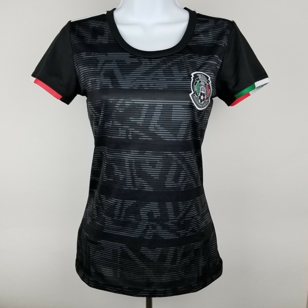 Women's Mexico 19/20 Black Soccer Jersey